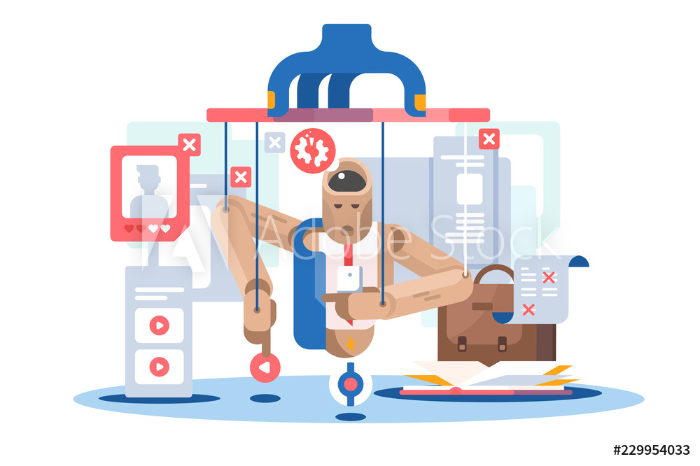 1000x666 Photo Art Print Internet Dependent Puppet Wooden Doll Icon