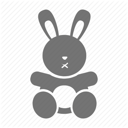 512x512 Baby, Doll, Girl, Infant, Kid, Rabbit, Toy Icon