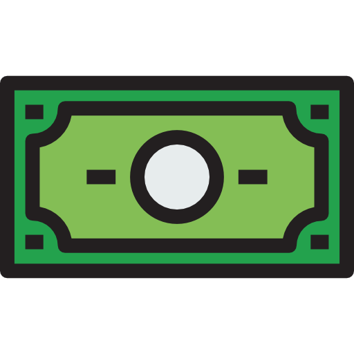 512x512 Dollar Bill, Currency, Cash, Business, Dollar, Exchange, Bank