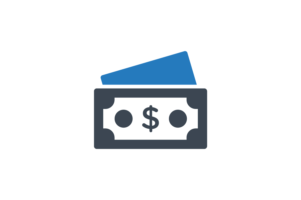 1208x804 Dollar Icon Graphic