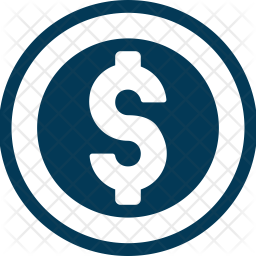 256x256 Dollar Icon Of Glyph Style
