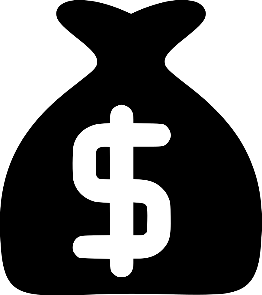 868x980 Money Bag Dollar Png Icon Free Download