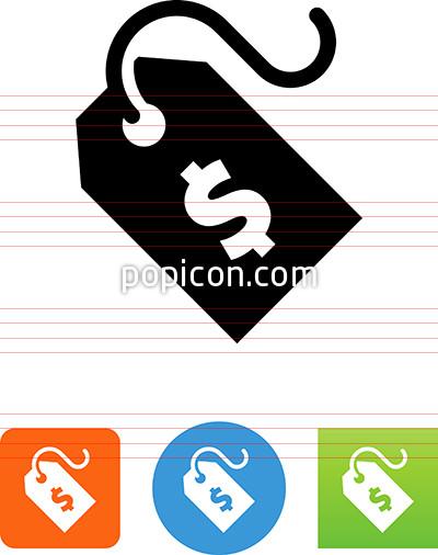 Price Tag With Dollar Sign Icon 400x506 Price Tag With Dollar Sign Icon