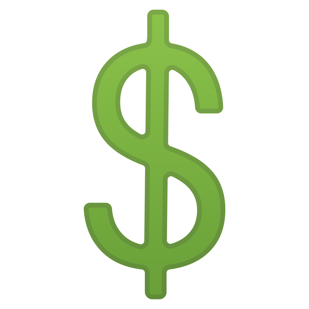 Heavy Dollar Sign Icon Noto Emoji Objects Iconset Google 1024x1024 Heavy Dollar Sign Icon Noto Emoji Objects Iconset Google