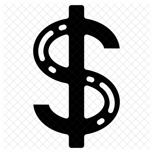 Dollar Sign Icon Of Glyph Style 512x512 Dollar Sign Icon Of Glyph Style
