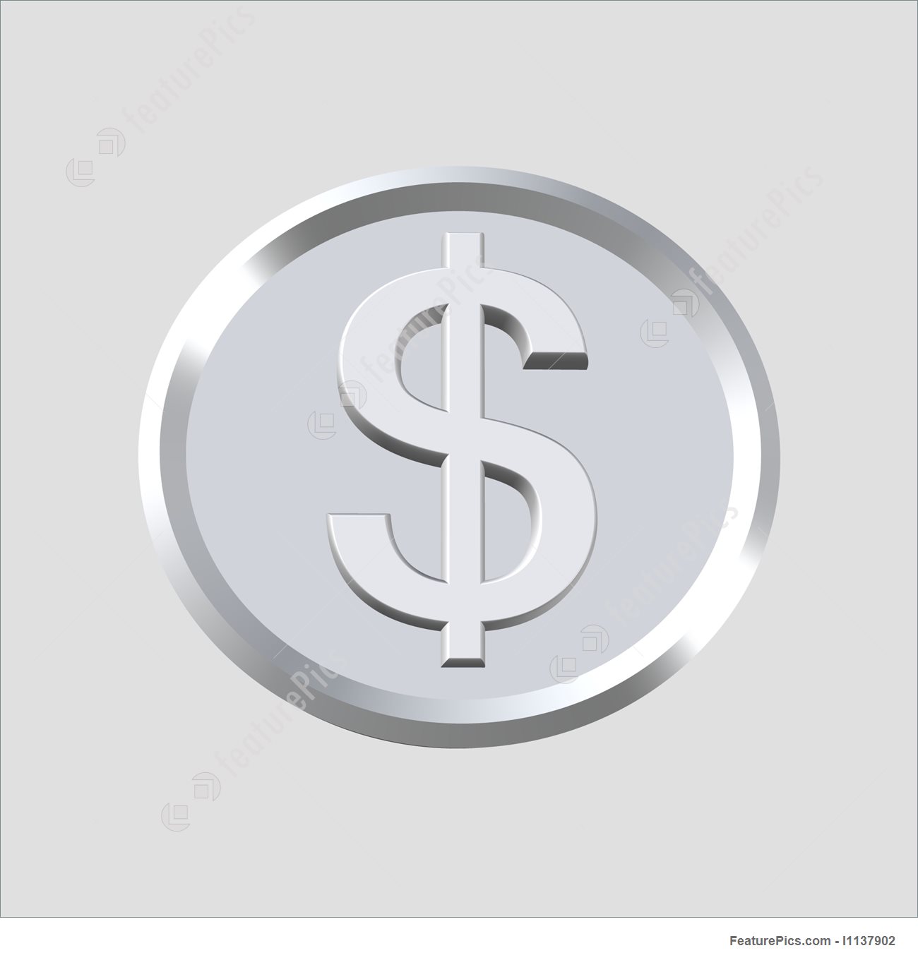 1300x1360 Dollar Symbol Icon Stock Illustration