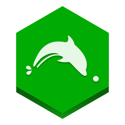 512x512 Dolphin Browser Icon Hex Iconset