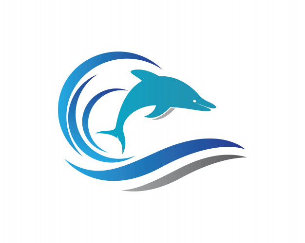 626x500 Dolphin Logo Icon Vector Vector Premium Download