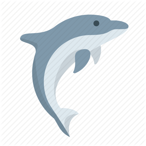 512x512 Dolphin, Fish, Marine, Nautical, Ocean, Whale, Wildlife Icon