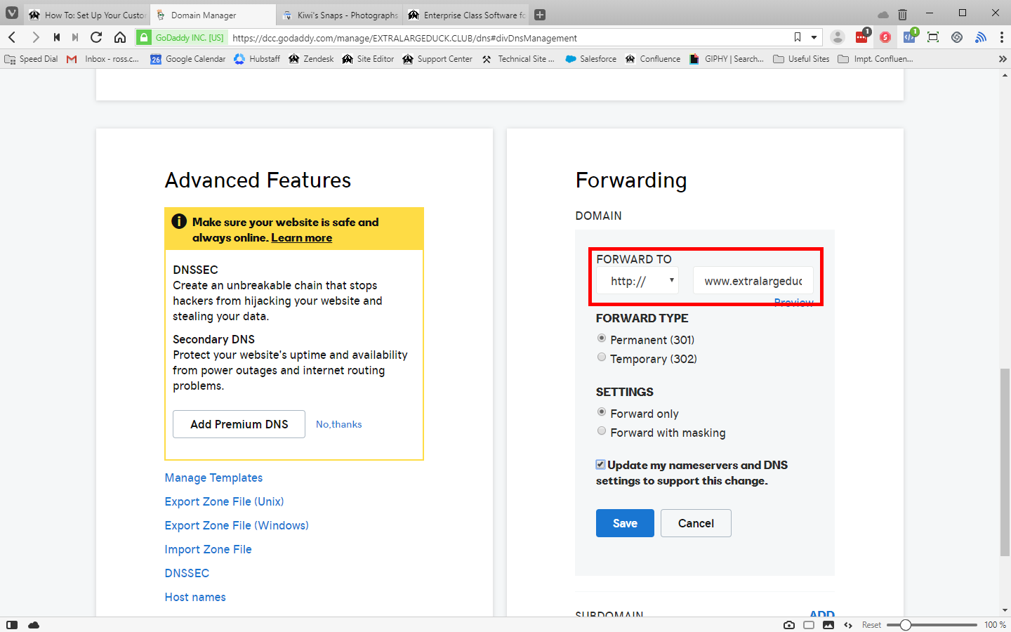 1440x900 How To Set Up Your Custom Godaddy Domain Name Support Center