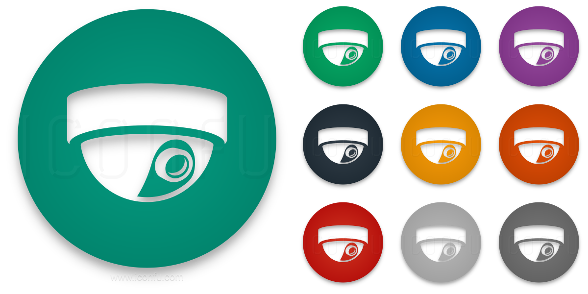 Dome Camera Icon 1200x600 Dome Camera Icon