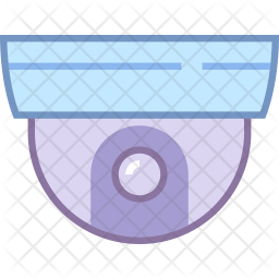 Dome Camera Icon Of Colored Outline Style 256x256 Dome Camera Icon Of Colored Outline Style