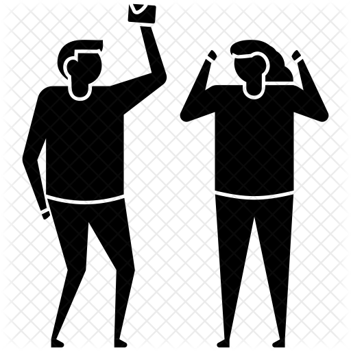 512x512 Domestic Violence Icon Of Glyph Style