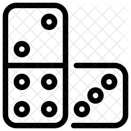 256x256 Domino Icon Of Line Style