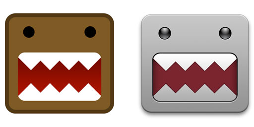 512x256 Domo Kun Icons