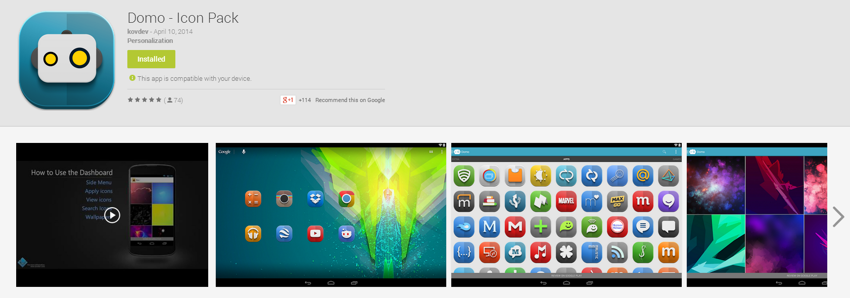 1682x590 Kovdev's Brand New Android Icon Pack Review Domo Techcastuk