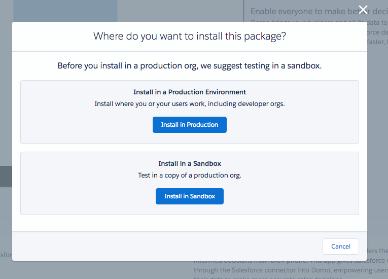 765x550 Installing Salesforce's Domo Connector Package