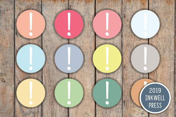 570x379 Exclamation Point Circle Important Don't Forget Icon Etsy