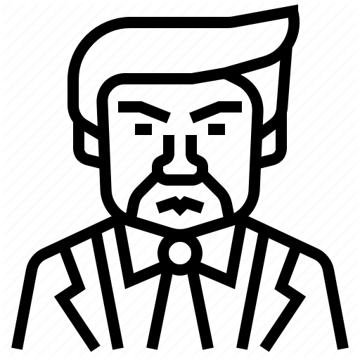 512x512 American, China And Us Trade War, Donald Trump, Us President, Usa Icon