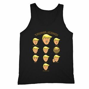300x300 Donald Trump Icons Tanktop Mexico Wall Funny President Emoji