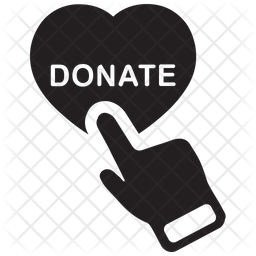 256x256 Donate Icon Of Glyph Style