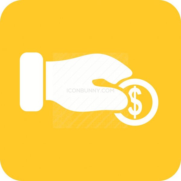 600x600 Donation Flat Round Corner Icon