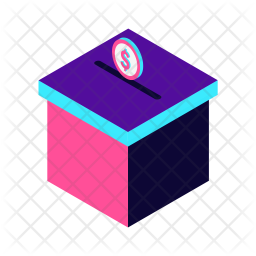 256x256 Donate Money Icon Of Flat Style