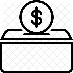 256x256 Donate Money Icon Of Line Style