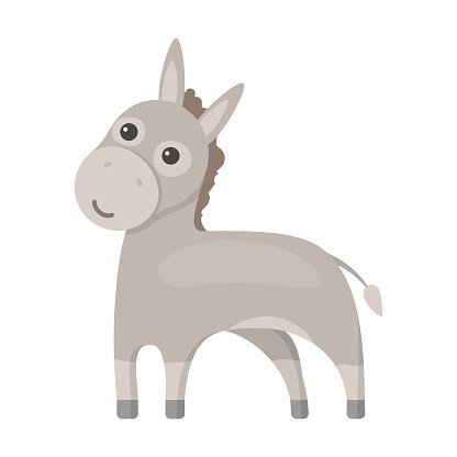 416x416 Donkey Icon Singe Animal Icon From The Big Premium Clipart