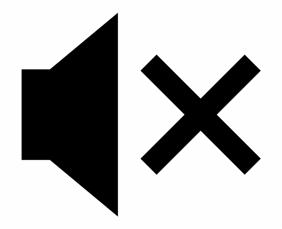 920x748 Speaker Muted Mode Vector Icon