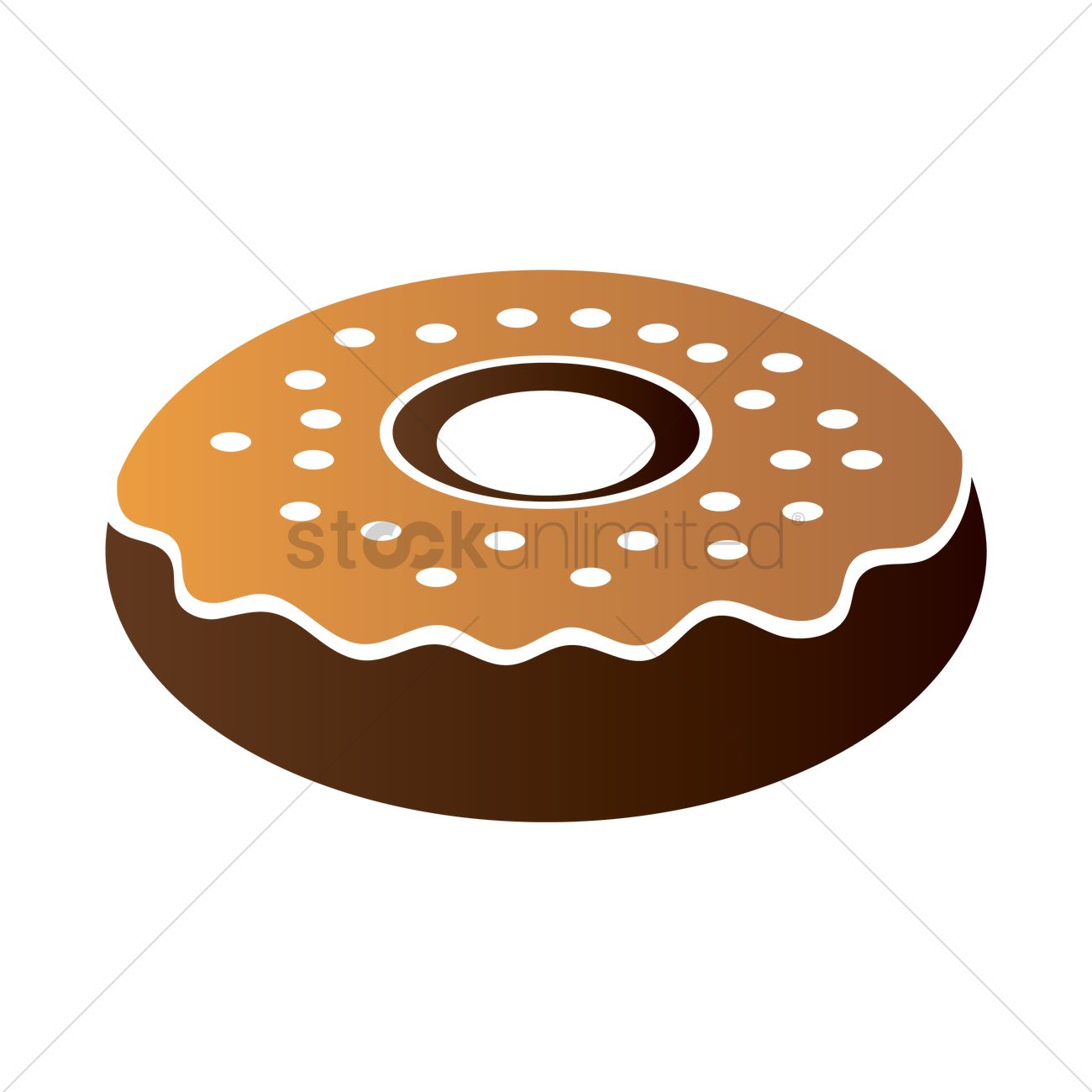 1300x1300 Donut Icon Vector Image