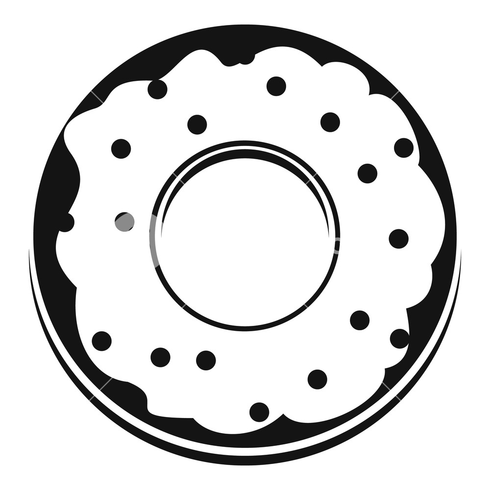 1000x1000 Donut Icon Simple Illustration Of Donut Vector Icon For Web