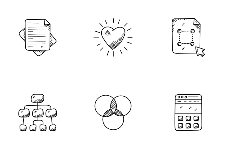 720x480 Download Web Design And Development Doodle Icons Icon Pack
