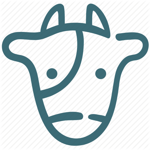 512x512 Animal, Cow, Doodle Icon