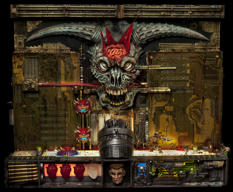 980x809 Doom Ii's Icon Of Has Been Transformed Into A Real Art