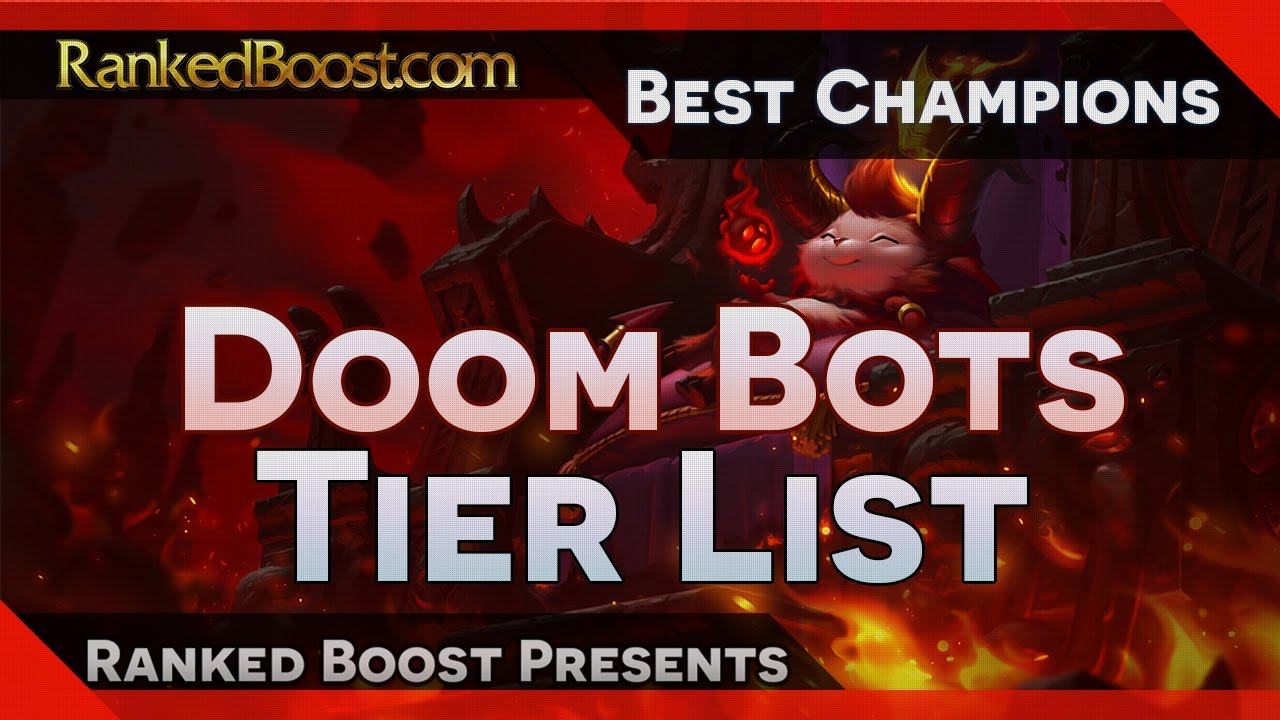 1280x720 Doom Bots Tier List Best Doom Bot Champions Lol