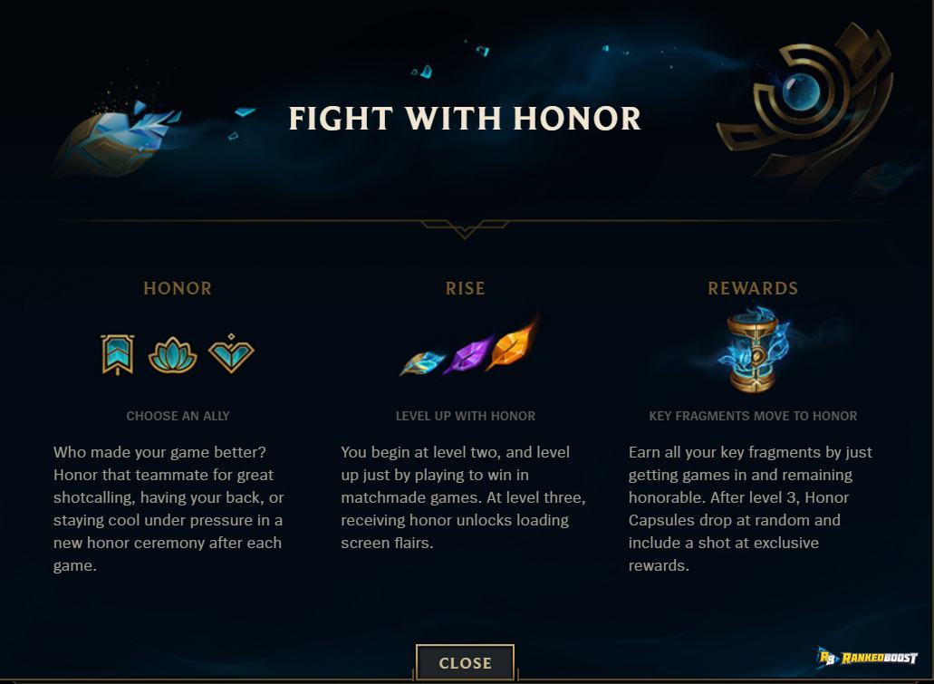 1031x755 League Of Legend Honor Rewards Lol Season Honor Update