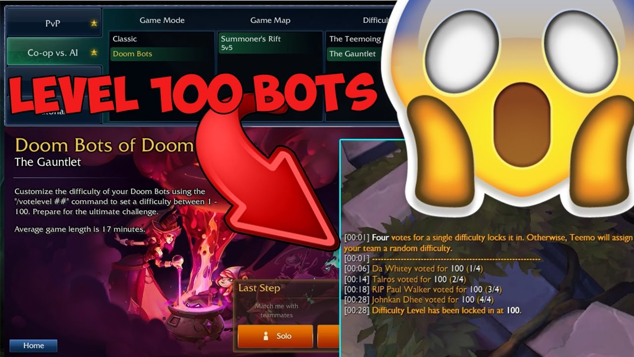 1280x720 Level Doom Bots!