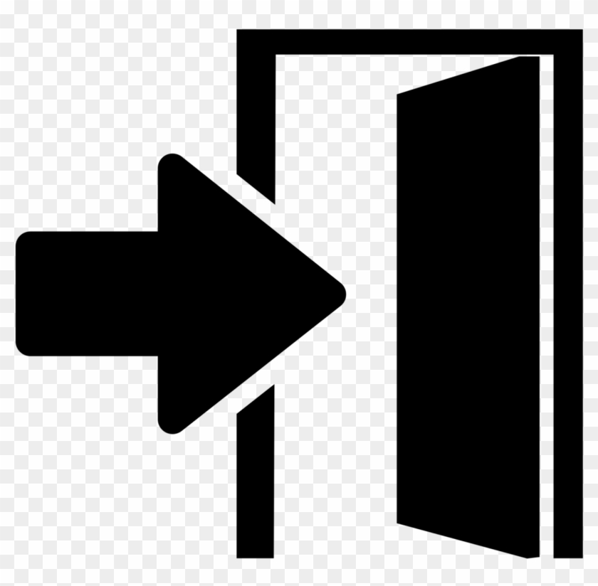 840x824 Open Door Icon Png White Png Download