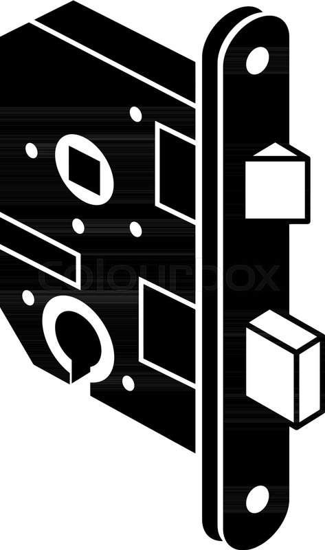 Standard Door Lock Icon Simple Stock Vector Colourbox 473x800 Standard Door Lock Icon Simple Stock Vector Colourbox