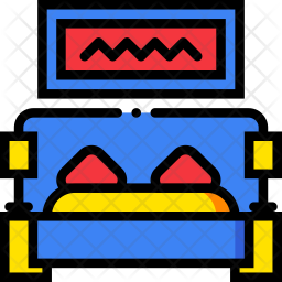 Dorm Icon Of Colored Outline Style 256x256 Dorm Icon Of Colored Outline Style