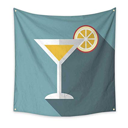 Anshesix Decor Tapestry Martini Glass With Cocktail And Orange 425x425 Anshesix Decor Tapestry Martini Glass With Cocktail And Orange
