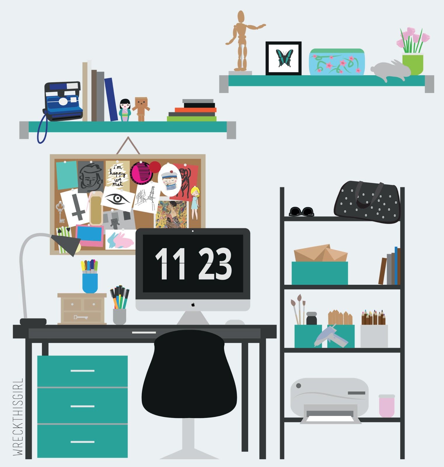 The Icon Dorm Room Icons Illustrations My Workspace, Desk 1521x1600 The Icon Dorm Room Icons Illustrations My Workspace, Desk
