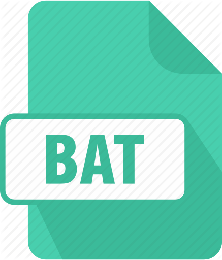 437x512 Bat, Document, Dos Batch File, Extension, File, Type Icon