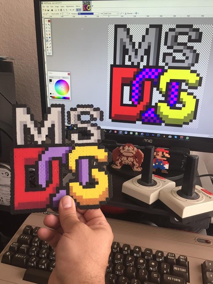 694x925 Ms Dos Icon Beadsprites