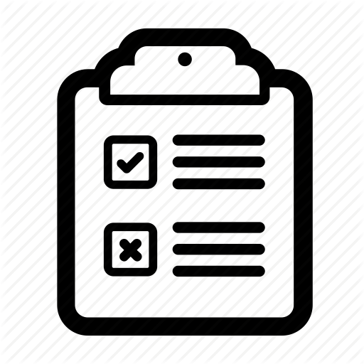 512x512 Check, Clipboard, Don'ts, Dos, List, Survey, Writing Icon
