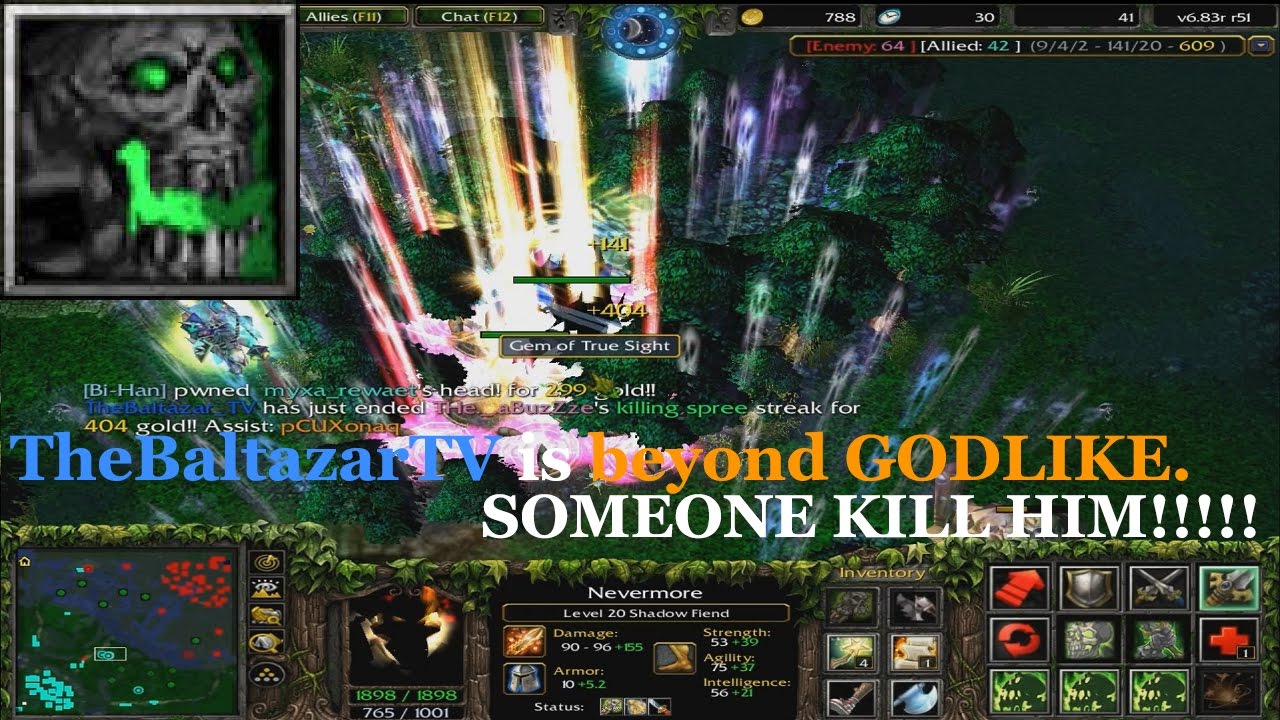 1280x720 Shadow Fiend Beyond Godlike