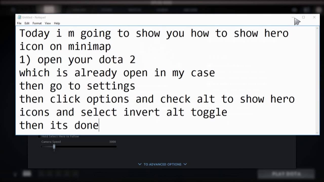 1280x720 How To Show Hero Icon In Minimap In Dota
