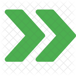 256x256 Double Arrow Icon Of Flat Style