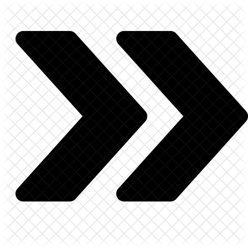 512x512 Double Arrow Icon Of Glyph Style